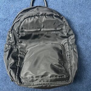 Black Nylon Women’s Backpack